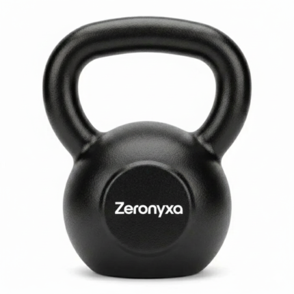 Zeronyxa Cast Iron Kettlebell for Functional Fitness & Strength Training
