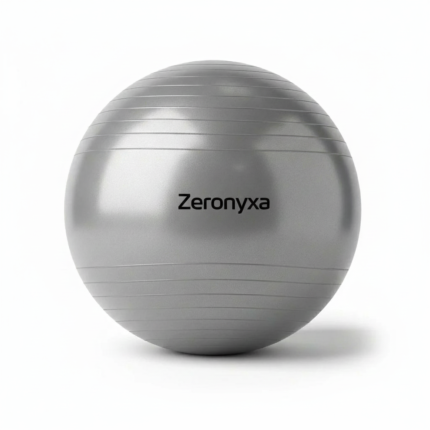 Zeronyxa Anti-Burst PVC Exercise Ball for Fitness, Yoga & Core Stability
